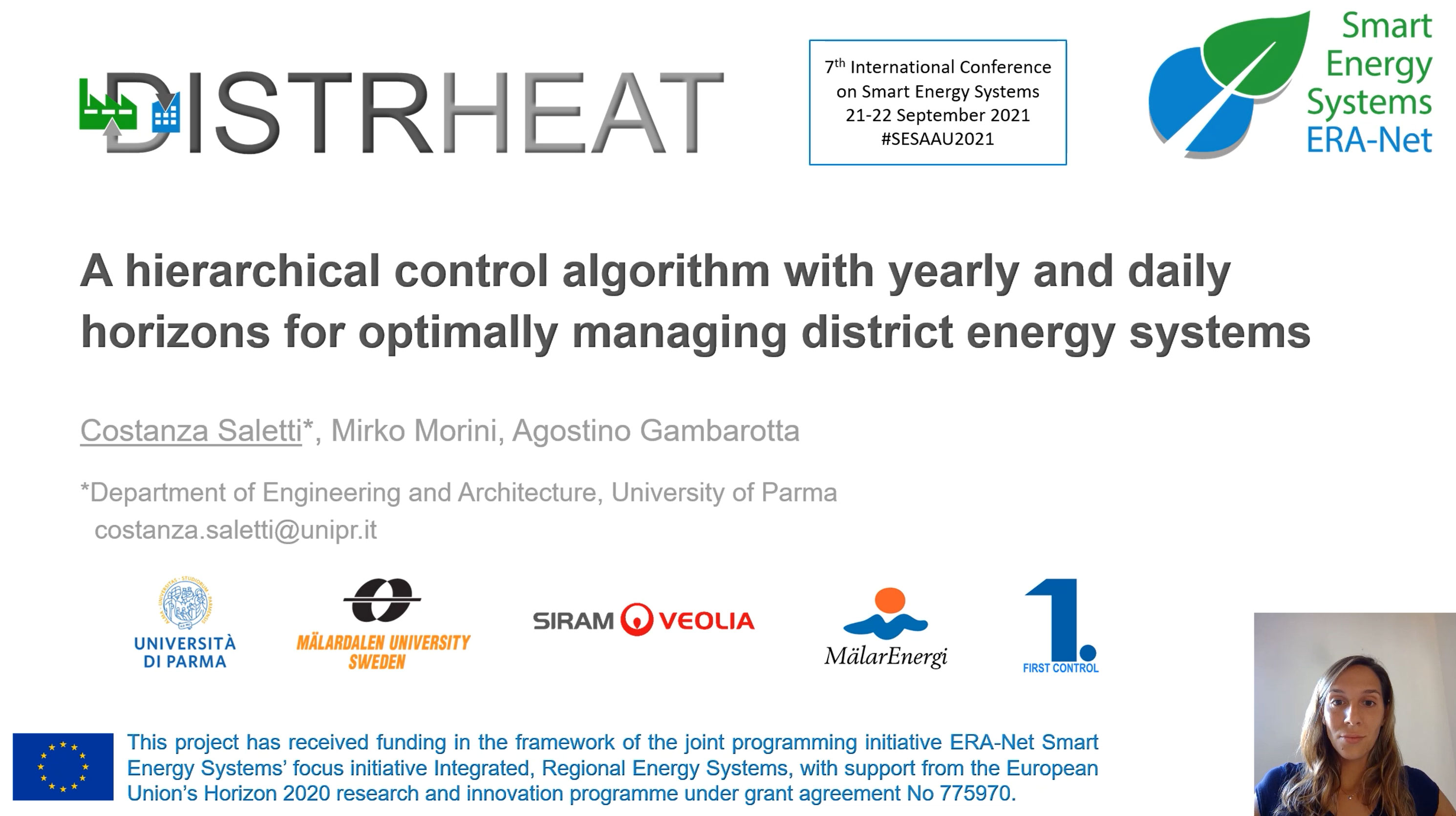 Text i bild: A hierarchical control algorithm with yearly and daily horizons for optimally managing district energy systems